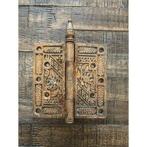 Victorian aesthetic movement hinge 5” x 2.5”